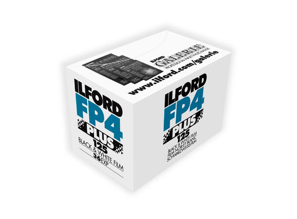 Ilford FP4+ 120 Sort/Hvit-film 125 ASA